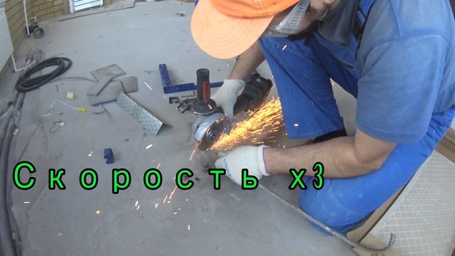 Как режет аккумуляторная болгарка Metabo WB 18 LTX BL 125 Quick, На сколько хватает аккумулятора смотреть онлайн