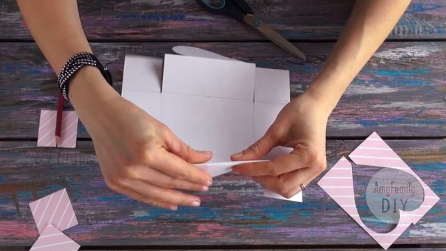 Heart envelope diy ♡ Valentines gift tutorial смотреть онлайн