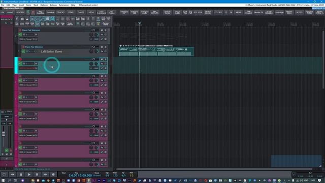 Reaper VSTi Rack и лееринг инструментов