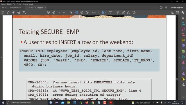 PLSQL 8AM CLASE22 смотреть онлайн
