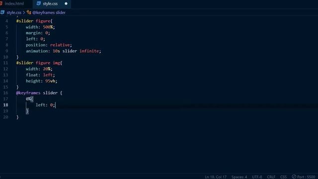 Pure Html css image slider using animation keyframes смотреть онлайн