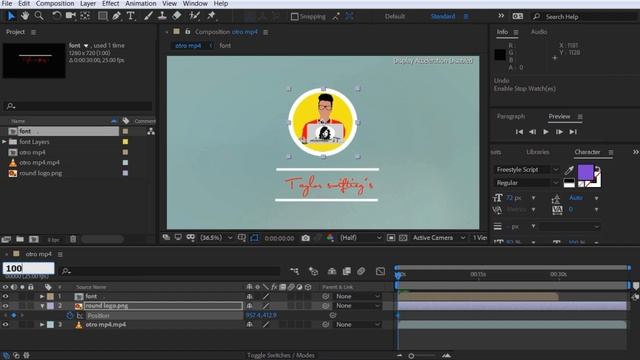 (#4)create your first animation in after effects/beginner tutorial series/tamil/ts technician смотреть онлайн