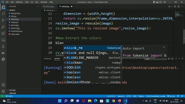 Extract red, green and blue color from an image || openCv library || Python programming смотреть онлайн