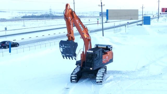 Гусеничный экскаватор UMG СДМ Е330С с двигателем на сжиженном природном газе смотреть онлайн