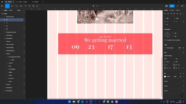 Wedding Website UI Design with Figma / Figma Website Design / Wedding Website UI / Buff Tutorial смотреть онлайн