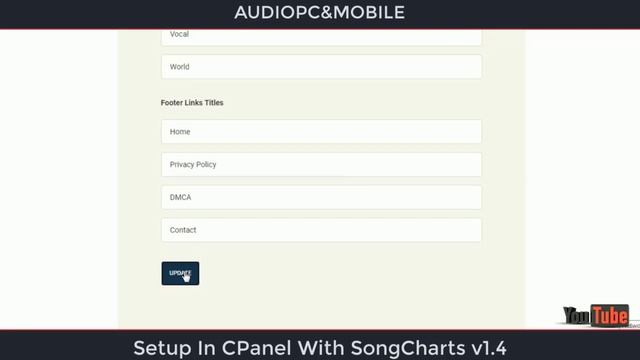 Setup SongCharts v1.4 in CPanel смотреть онлайн
