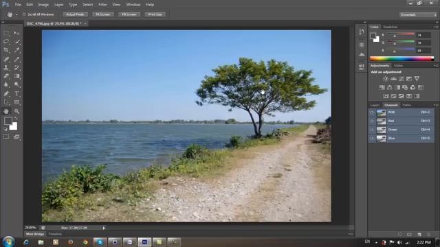 Photoshop cs6: Chỉnh sửa màu sắc-độ nét bằng lệnh levels và curve смотреть онлайн