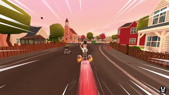 Coffin Dodgers Kart Racing Game Extended Trailer: Available now for PC, MAC, Linux. смотреть онлайн
