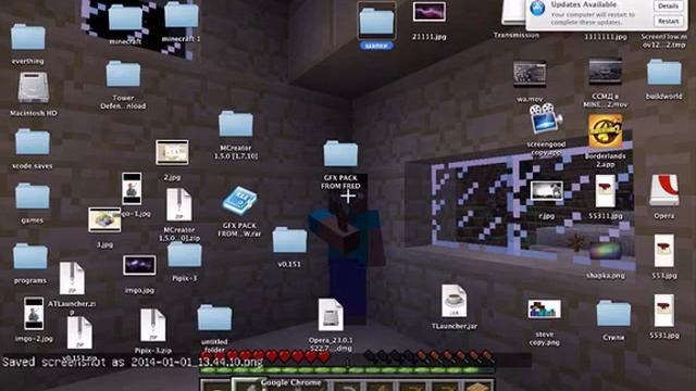 Как установить (поставить) скин на Minecraft 1.5.2 на Mac смотреть онлайн