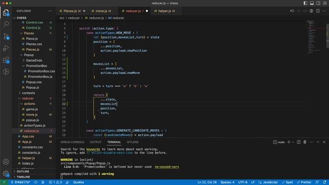 Create a chess game with react - Part 18 - Notation смотреть онлайн