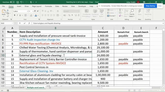 Excel Formula:Search or Find a Multiple word texts in a cell and return a value смотреть онлайн