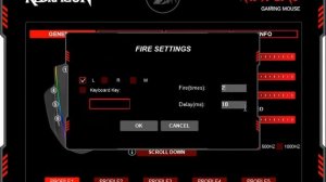 Настройка функции двойного клика на мыши Redragon Vampire