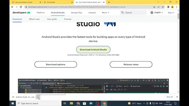 Install Android Studio in WINDOWS 10 - Full Tutorial 2022 смотреть онлайн