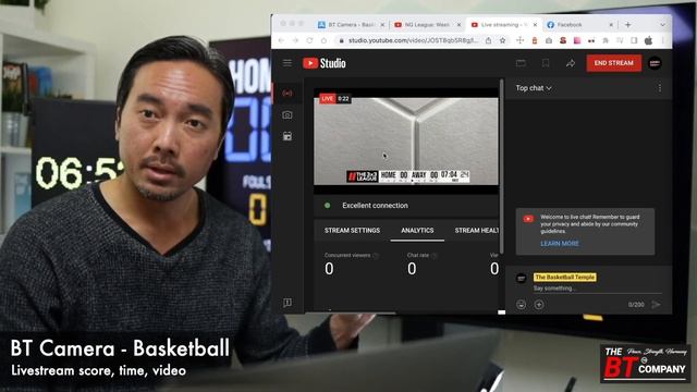 Tutorial: Livestream Basketball Video & Score to YouTube, Facebook смотреть онлайн