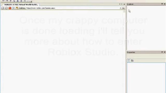 How To Enter Roblox Studio (10/8/2007) смотреть онлайн