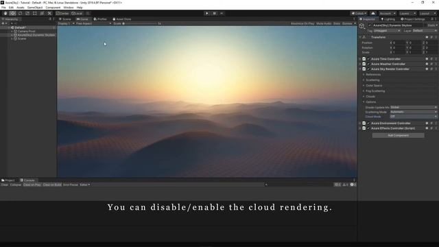 Azure Sky Render Controller Overview #4 смотреть онлайн
