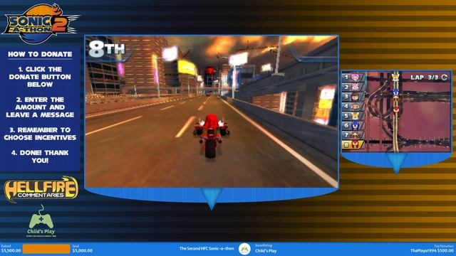 Sonic & All-Stars Racing Transformed (3DS) [The 2nd HFC Sonic-a-thon] [Incentive Game #7] смотреть онлайн