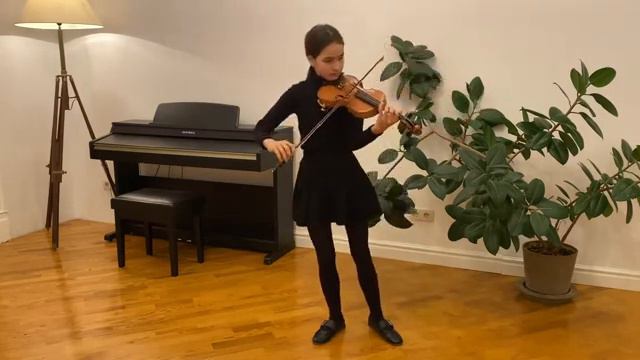 Pierre Rode Caprice №21, Taira Mingazova, violin смотреть онлайн