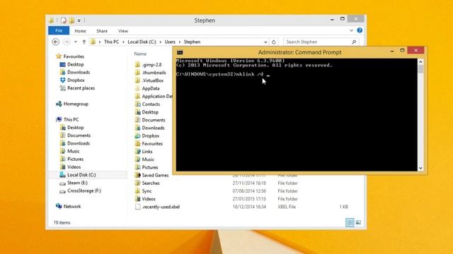 Windows - Create Symbolic Link смотреть онлайн