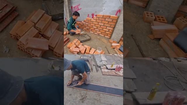 Thi Công Nhà Phố Construction Of Townhouse Wall