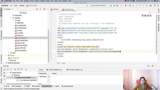 Jakarta Standard Tag Library (JSTL): Formatting Tag Library смотреть онлайн
