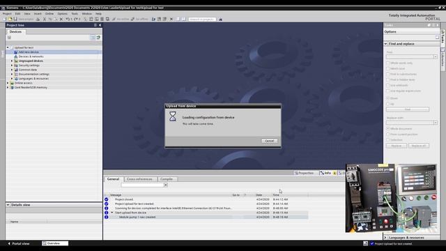 How to upload a SIMOCODE configuration into TIA Portal смотреть онлайн