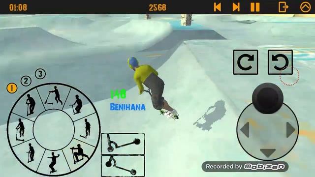 Трюки на самокате в игре Scooter FE3D 2 - Freestyle Exstrime 3D смотреть онлайн
