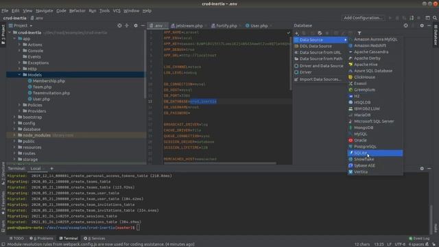 01 Laravel Jetstream/Inertia CRUD com TDD - Instalação e customização смотреть онлайн