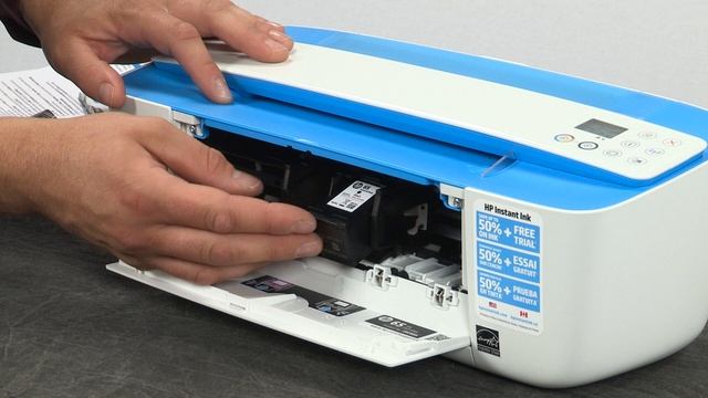 Replace ink cartridges in the HP DeskJet 3700 / 3755 Printer Series | HP Printers | HP Support смотреть онлайн