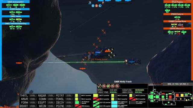 NEBULOUS: Fleet Command - Mod Map Cicada | Full Game Commentary смотреть онлайн