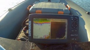 как эхолот Lowrance показывает рыбу