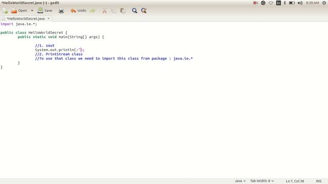 Java Hello World Secret смотреть онлайн