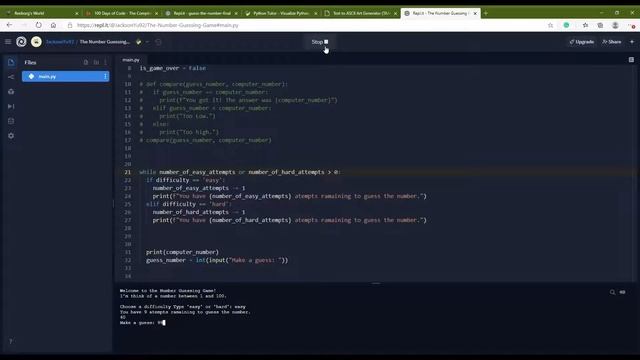 Study with me - ( 1hr 30 mins study music ) 100 Days of Python Challenge - Day 12 смотреть онлайн