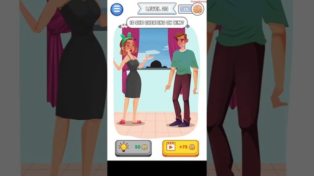Brain Puzzle - Tricky Test - Gameplay Walkthrough Part 1 Level 1 - 50 ANSWERS (Android,iOS) смотреть онлайн