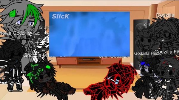 Godzilla’s react to Godzilla battle royale.