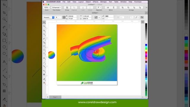Blend Tool in CorelDraw | 3 min tutorial смотреть онлайн