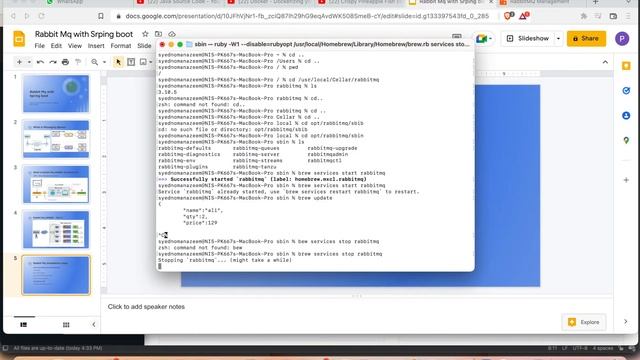 Spring boot application with Rabbit Mq messaging queue смотреть онлайн