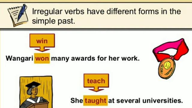 Simple Past - Irregular Verbs смотреть онлайн