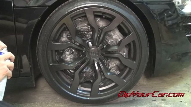 Gloss Black Plasti Dip Audi R8 Wheels смотреть онлайн