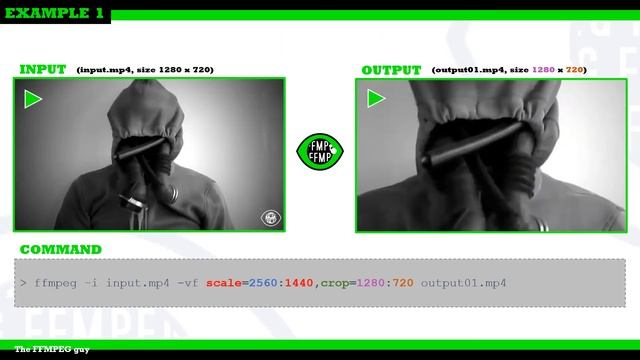 How to scale and crop a video with FFMPEG | Resize and cut #ffmpeg #TheFFMPEGGuy смотреть онлайн