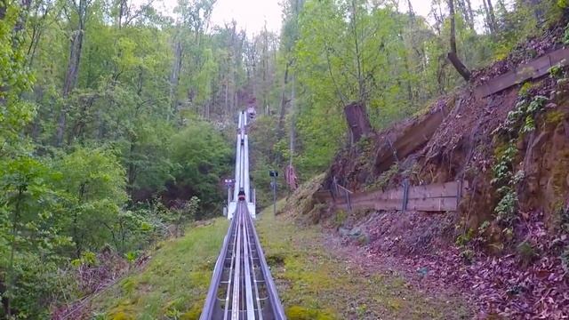 Ride The Smoky Mountain Alpine Coaster! POV (HD Quality) смотреть онлайн
