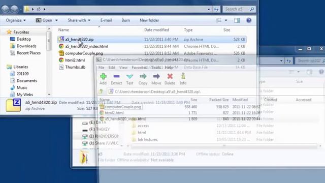 Zipping Files for HTML Assignment смотреть онлайн