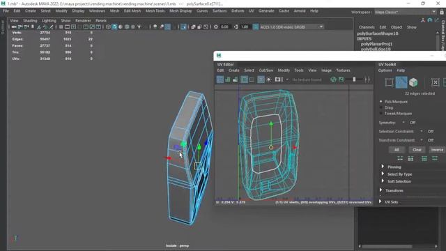 Texturing a Vending Machine in Substance Painter !! смотреть онлайн