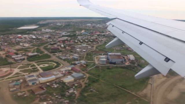 Посадка самолета, Кимберлитовая трубка, Мирный, Якутия. смотреть онлайн