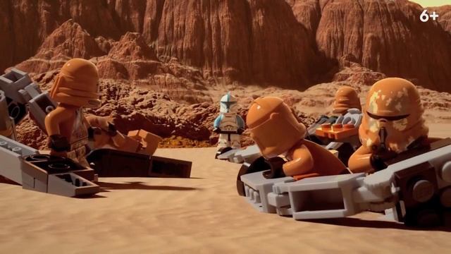 Пехотинцы Джеонозиса vs Боевые Дроиды - LEGO Star Wars - Эпизод 6 смотреть онлайн