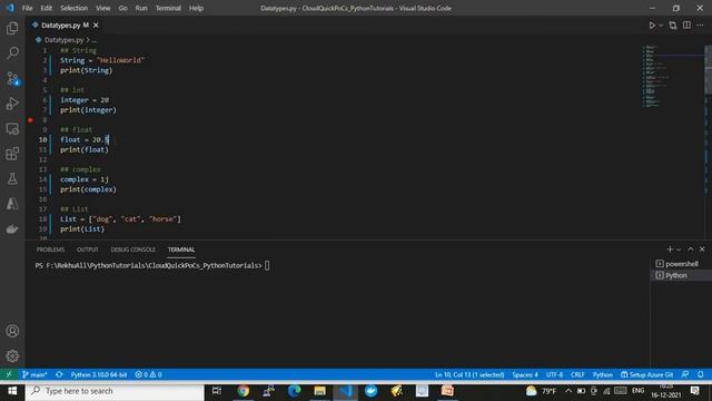 Python Data Types смотреть онлайн