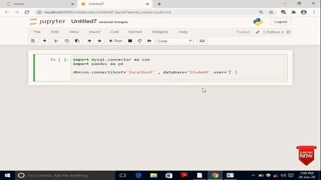 Transfering Data Between DataFrame and MYSQL | Connectivity of MySQL and Python смотреть онлайн
