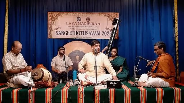 LAYA MADHURAA SANGEETHOTHSAVAM 2023 - Vidwan Thiruvarur Girish Concert. смотреть онлайн