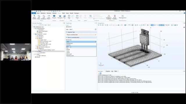Мультифизическое моделирование в COMSOL Multiphysics для вузов. Версия 6.1 смотреть онлайн