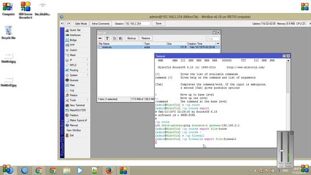 Mikrotik Partial backup смотреть онлайн